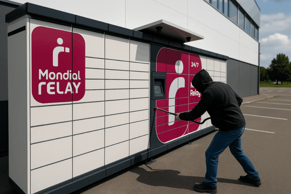 Vandalisme Locker Mondial Relay